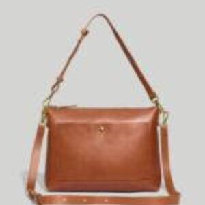 Madewell The Transport Shoulder Crossbody Bag in English Saddle